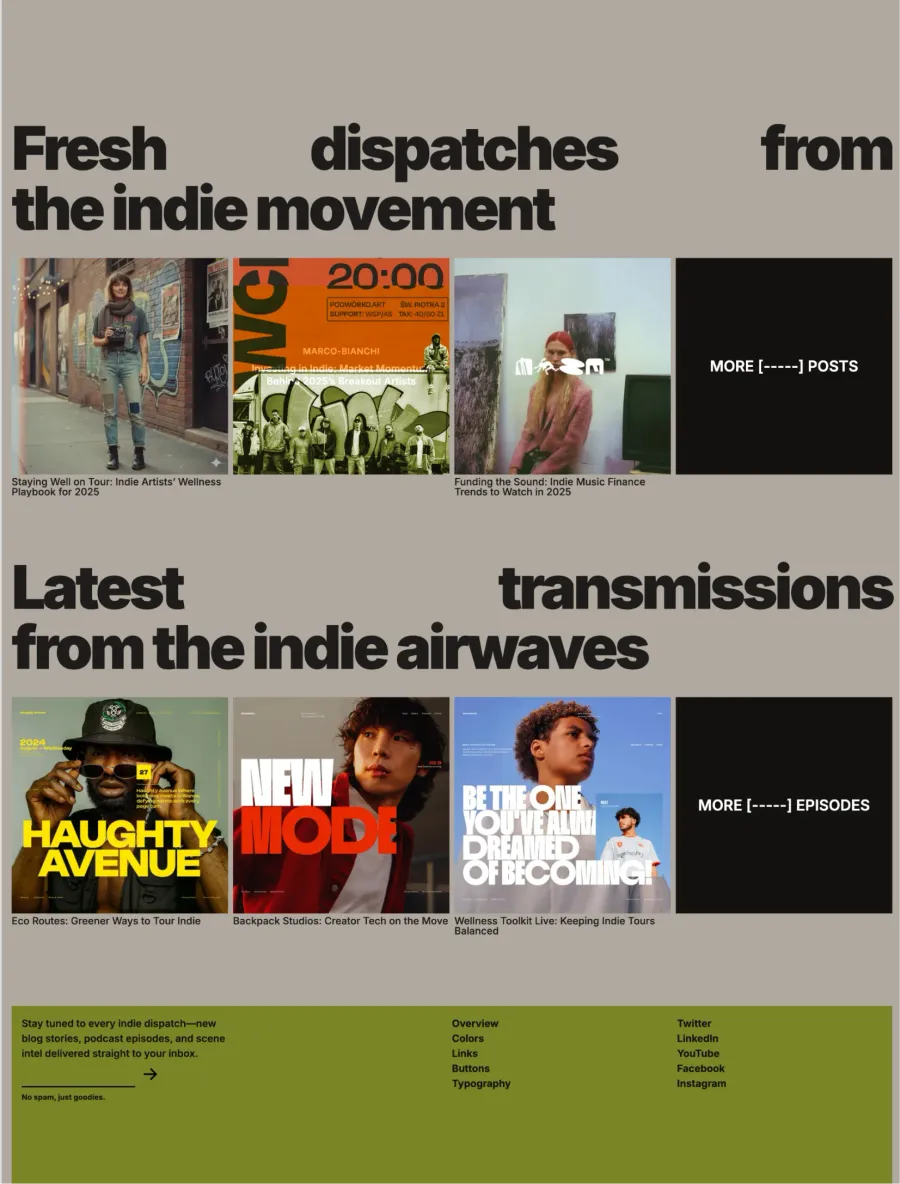 STRM Magazine membership landing